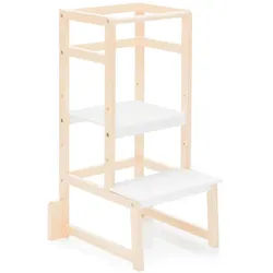 Xxxl Lernturm , Naturfarben , Holz , Buche , 90x40x46 cm , Holzmöbel, Sitzgelegenheiten Holz, Hochstühle und Tischsitze Holz