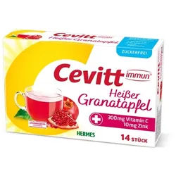 CEVITT immun heißer Granatapfel zuckerfrei Gran. 14 St