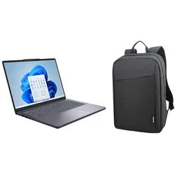 Lenovo IdeaPad Slim 3 14 R7-16GB-512GB + RUCKSACK AMD Ryzen 7 8840HS Prozessor 3,30 GHz bis zu 5,10 GHz, Windows 11 Home 64, 512 GB SSD M.2 2242 PCIe 4.0 QLC, 14 Inch, Luna Grey