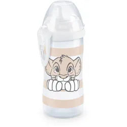 NUK Babyflasche , Beige, Transparent , Kunststoff , 300 ml , 6.6x23.5x6.6 cm , BPA-frei , Füttern, Babyfläschchen