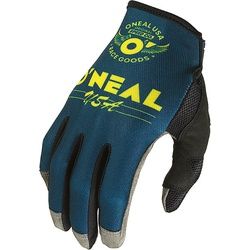 Oneal Mayhem Bullet V.22 Motocross Handschuhe, blau-gelb, Größe M