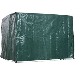 Outsunny Abdeckung Hollywoodschaukel, Dunkelgrün , Kunststoff , 155x150x215 cm , Gartenzubehör, Gartenmöbel-Schutzhüllen
