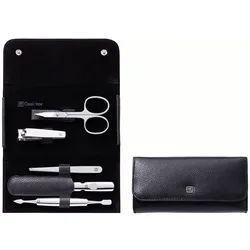 ZWILLING Beauty Classic Inox Nageletui 6 teilig Leder schwarz