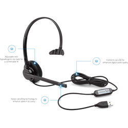 Nuance Dragon Monoaural USB Headset