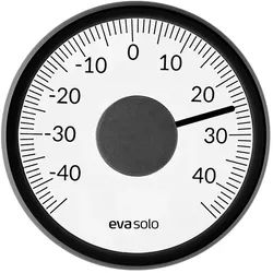 Eva Solo - Außenthermometer (Mechanisch), Ø 11 cm, schwarz (für die Fensterscheibe)