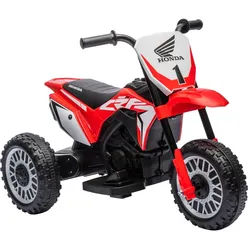 Homcom Language Elektro-Motorrad mit Hupe, Musik 6V Rot , Kunststoff, Metall , 40.5x43.5x71 cm , Freizeit & Co, Gartenspielzeug, Kinder-Elektrofahrzeuge