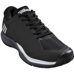Wilson Tennisschuhe Rush Pro Ace Clay/Sandplatz (2E/weit) 2024 schwarz/ombreblau Herren