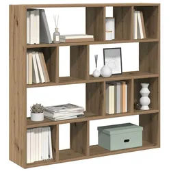 vidaXL Bücherregal NA BücherregalRaumteiler Artisan-Eiche 105x24x102 cm braun