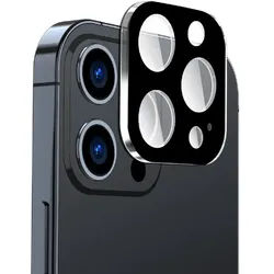 4x Kamera 9H Panzerhartglas für iPhone 12 Pro Max 3D KLAR Schwarzes ECHTES TEMPERED Panzerglas Kameraglas Kamerhartglas Kameraschutzglas Schutzglas Schutzfolie Panzerfolie