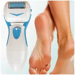 Bestlivings Elektrischer Hornhautentferner, 1-teilig, Hornhautentferner, Batteriebetrieben, inkl. Reinigungsbürste weiß