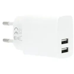 Charger 220V 2xUSB-A 3.4A White