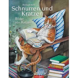 Athesia Kalenderverlag Wandkalender Schnurren und Kratzen - Bilder von Katzen Kalender 2027