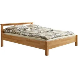 Mid.you Bett , Buchefarben , Holz , Buche , massiv , 140x200 cm , in verschiedenen Größen erhältlich, nur für Rollroste geeignet , Schlafzimmer, Komplette Schlafzimmer und Serien, Schlafzimmerserien