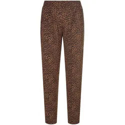 Pantalon à pinces Karla longueur cheville Green Cotton noir