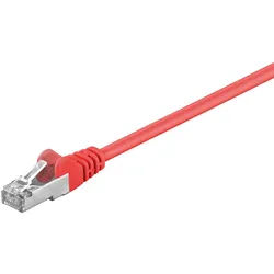 Goobay CAT 5e Patchkabel, SF/UTP, Rot