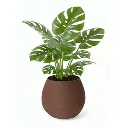 KAPKA - Flower Pot Shelter With Self-Watering System - Mocha - Ø:11.5