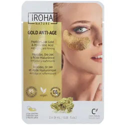 Iroha Nature Augenpflaster aus extra fester Folie - 24K Gold