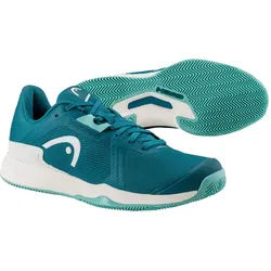 Head Tennisschuhe Sprint Team 3.5 Clay/Sandplatz 2024 grünblau Damen