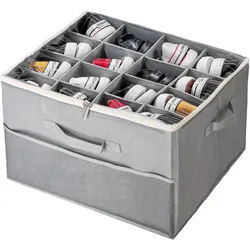 FELIXLEO Schuhbox Schuh Organizer mit GriffeSchuhboxen Großer Faltbar Stoff Schuhbox (1 St)