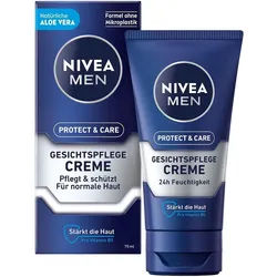 NIVEA Protect & Care Gesichtspflege Creme Gesichtscreme 75 ml Herren