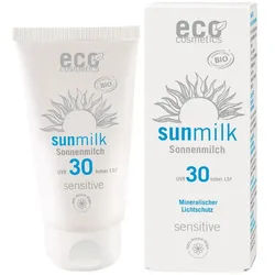eco cosmetics Sonnenmilch Lsf30 sensitive 75ml Flüssigkeit 75 ml