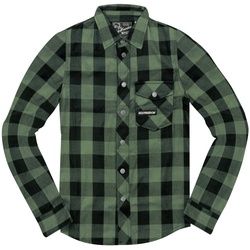 HolyFreedom Jessie James Flannel Hemd, grün, Größe XL