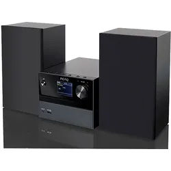 PEAQ PMS 320-1 Micro Hi-Fi System (Schwarz)