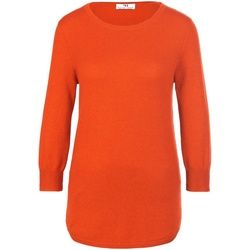 Le pull en soie et cachemire Peter Hahn Seide/Kaschmir orange