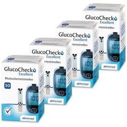 GlucoCheck Excellent Teststreifen (200 Stück) zur Diabetes-Kontrolle 200 St