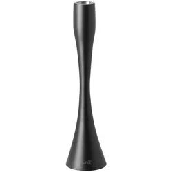 Fink Kerzenleuchter LADY Leuchter - schwarz aus Aluminium - H. 30cm x Ø 7cm - Kerzenhalter (1xLeuchter, Kandelaber - Armleuchter), Kerzenständer Kerzenhalter Lichterhalter Lichtträger Deko 70cm schwarz