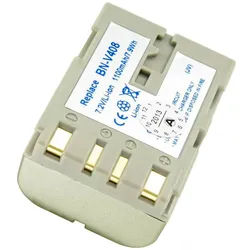 AccuCell Akku passend für JVC BN-V408 Akku Silber BN-V416, BN-V428