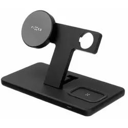 3in1 30W Wireless Mag Charging station Black