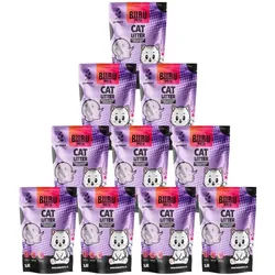 BUBU Pets Silicone Non-Caking Streu Micro lavendel lila 10x3.8l