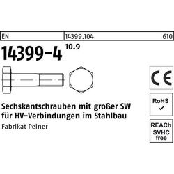 Peiner, Schrauben, Sechskantschraube EN 14399-4 M 24 x 110 10.9 (1 Schrauben pro Stück)