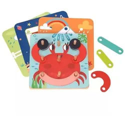 Tooky Toy: Mein erstes kreatives Holzpuzzle