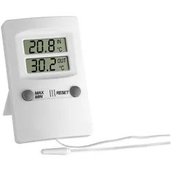TFA Dostmann Raumthermometer TFA 30.1009 Digitales Innen-Außen-Thermometer