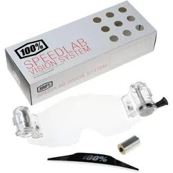 100% Vision Speedlab Vision System Roll-Off System, transparent für Männer