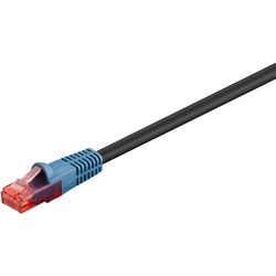 Goobay CAT 6 Outdoor-Patchkabel, U/UTP, Schwarz