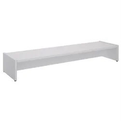 CARO-Möbel Monitorständer Zoom , Weiß , Holzwerkstoff , Mode , 100x15x27 cm , Büromöbel, Schreibtische, Schreibtischzubehör