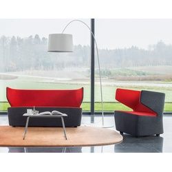 Girsberger Pablo 2 Sitzer Sofa mit Sessel