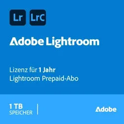 Adobe Lightroom | 12 Monate | 1 Benutzer | Immer die neueste Version