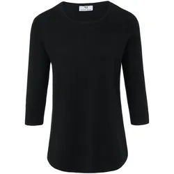 Le pull en soie et cachemire Peter Hahn Seide/Kaschmir noir