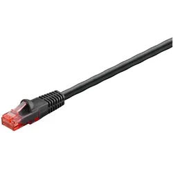 goobay RJ-45 Netzwerkkabel 20.0 m schwarz