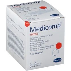 Medicomp® Vlieskompressen steril 5 cm x 5 cm 4lagig