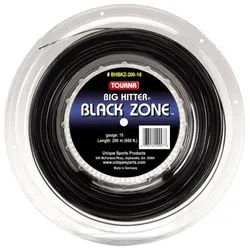 Tourna Tennissaite Big Hitter Black Zone (Haltbarkeit) schwarz 220m Rolle