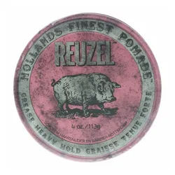 Reuzel Haarstyling-Liquid Pink Heavy Hold Grease Pomade 113 g