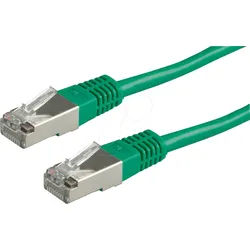 ROLINE 21150363 - Patchkabel Cat.5e S/FTP, grün, 5 m