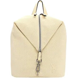 Rucksack SURI FREY "Rucksack SFY Romy", Damen, Gr. B/H/T: 25cm x 27cm x 14cm, gelb (lightgelb 431), PVC, Rucksäcke Rucksack