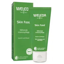 Weleda Gesichtspflege IntensivpflegeIntensive Pflegecreme für Gesicht und Körper, für trockene, raue und spröde HautSkin Food 30 ml