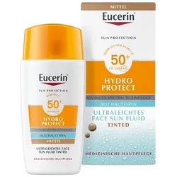 Eucerin Sun Fluid Hydro Protect Face Mittel Lsf50+ 50 ml